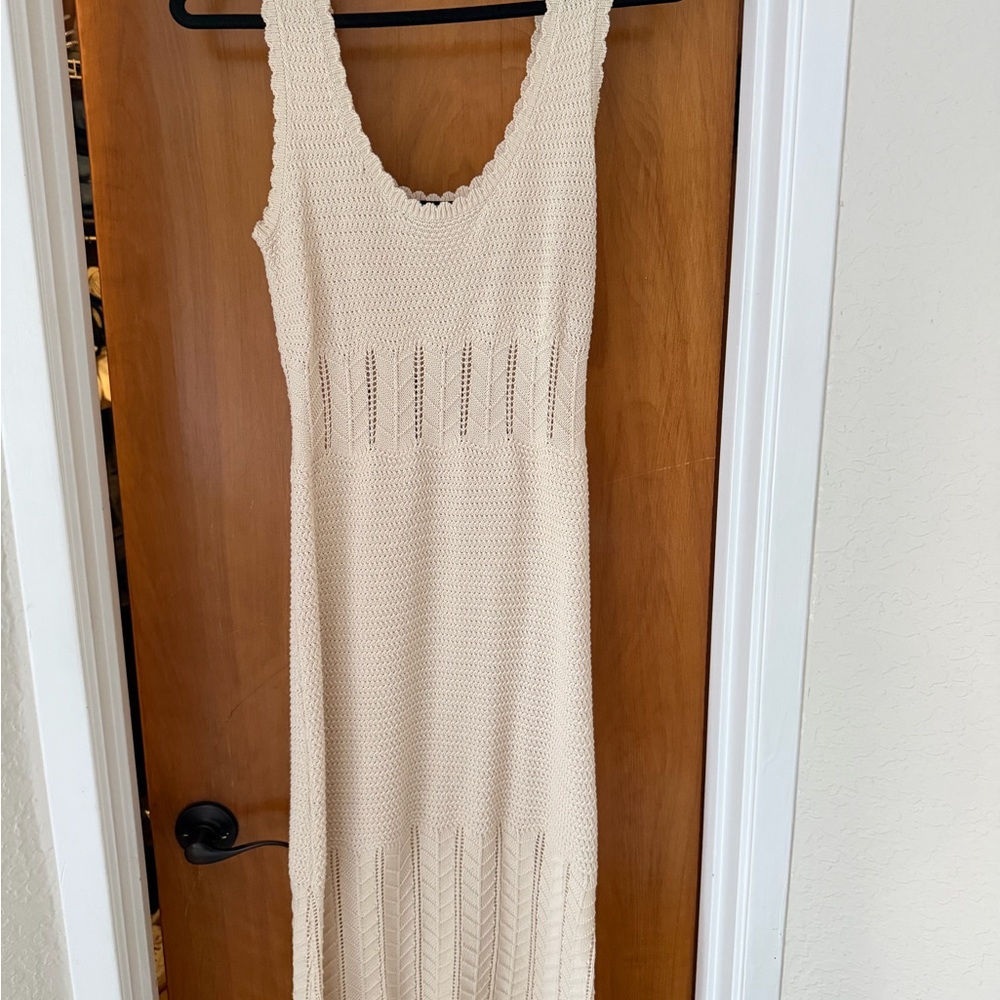 French Connection Cream Maxi Dress